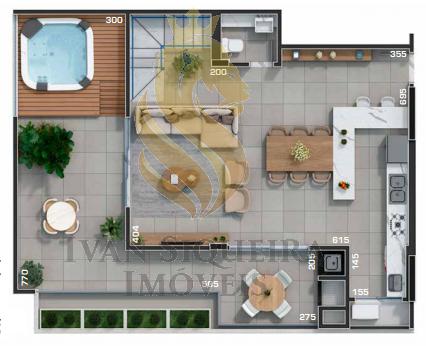 Planta 04 - 3 dorm 143m - cobertura duplex - superior