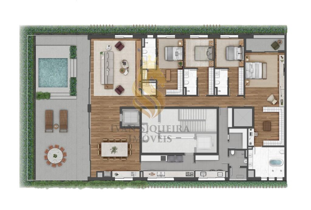 Planta 21 - 4 dorm 425m - garden