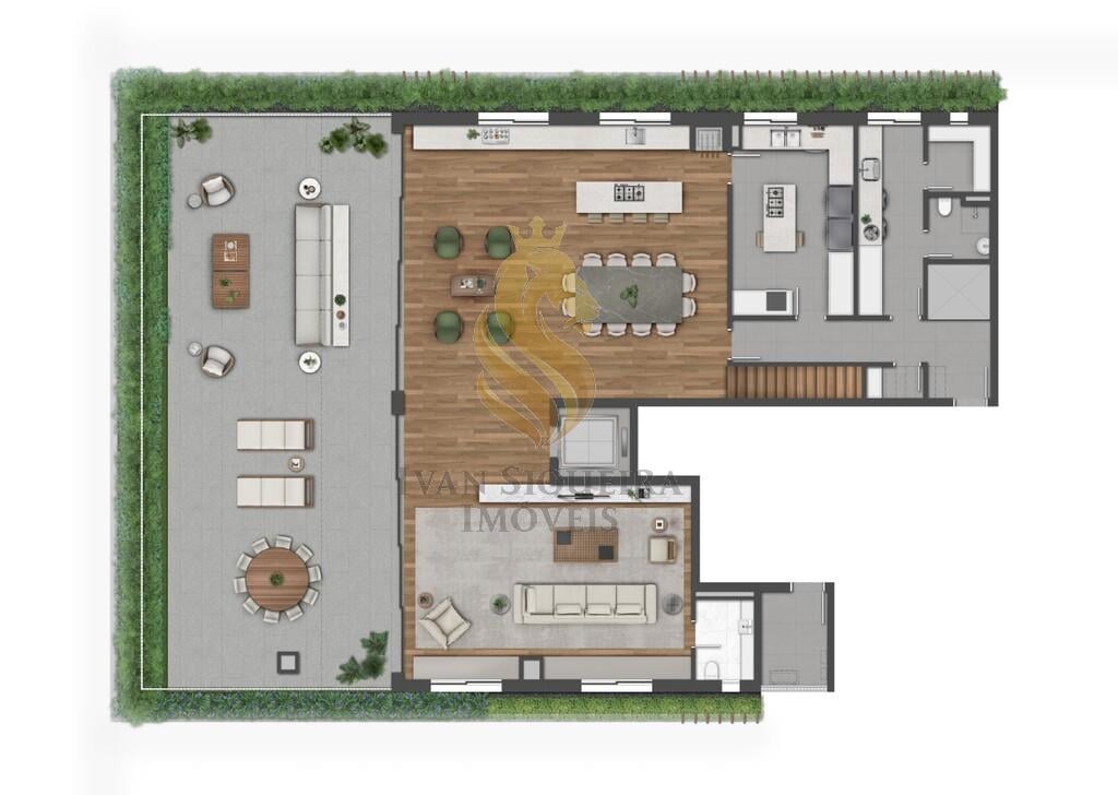 Planta 35 - 4 dorm 861m - cobertura duplex - inferior