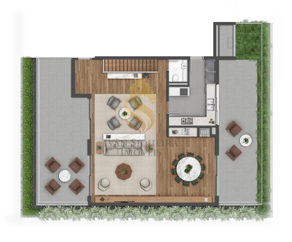 Planta 17 - 3 dorm 388m - cobertura duplex - superior