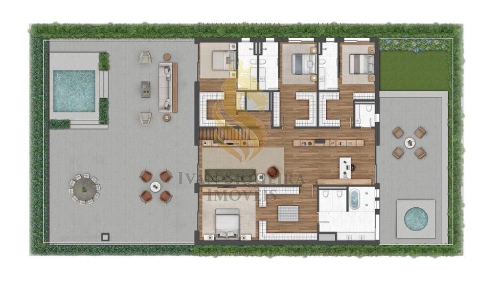 Planta 36 - 4 dorm 861m - cobertura duplex - superior