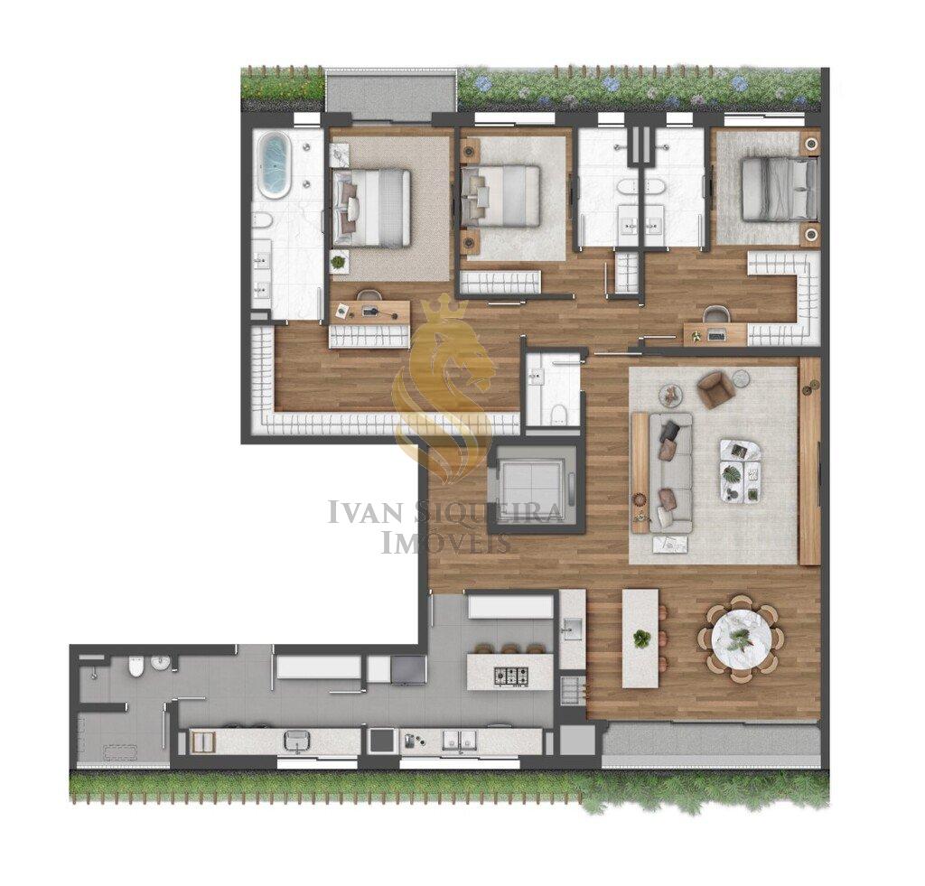 Planta 07 - 3 dorm 227m