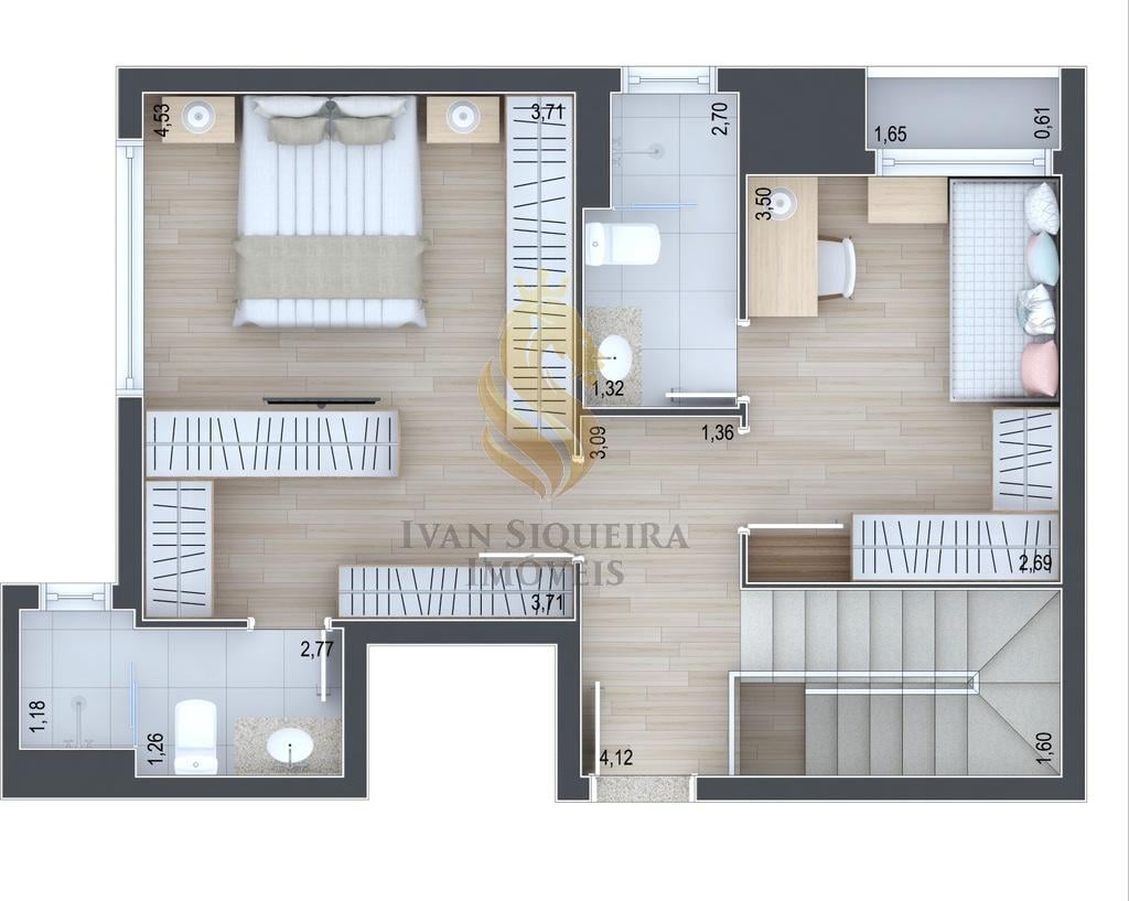 Planta 08 - 2 dorm 110,73m - duplex - superior