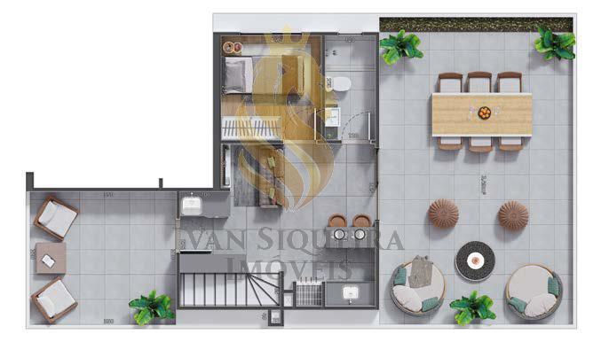 Planta 04 - 4 dorm 156 87m - cobertura duplex - superior