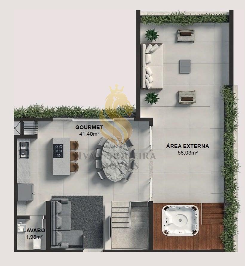 Planta 05 - 3 dorm 212m - cobertura duplex - superior