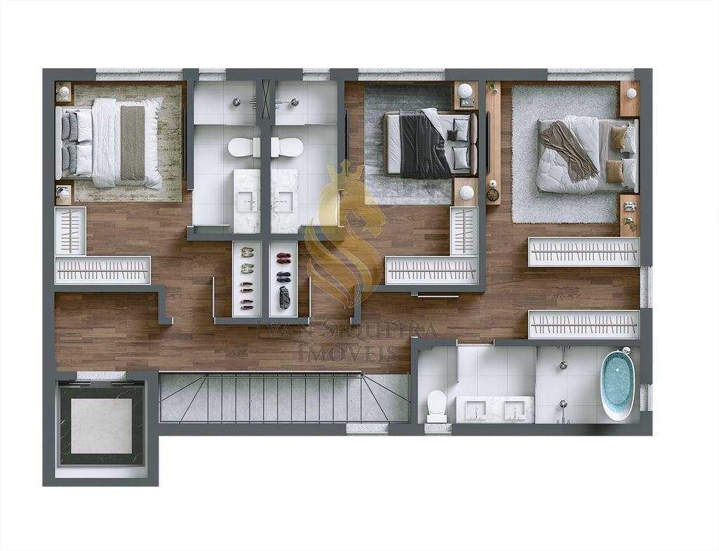 Planta 14 - 3 dorm 225,00m - cobertura duplex - superior