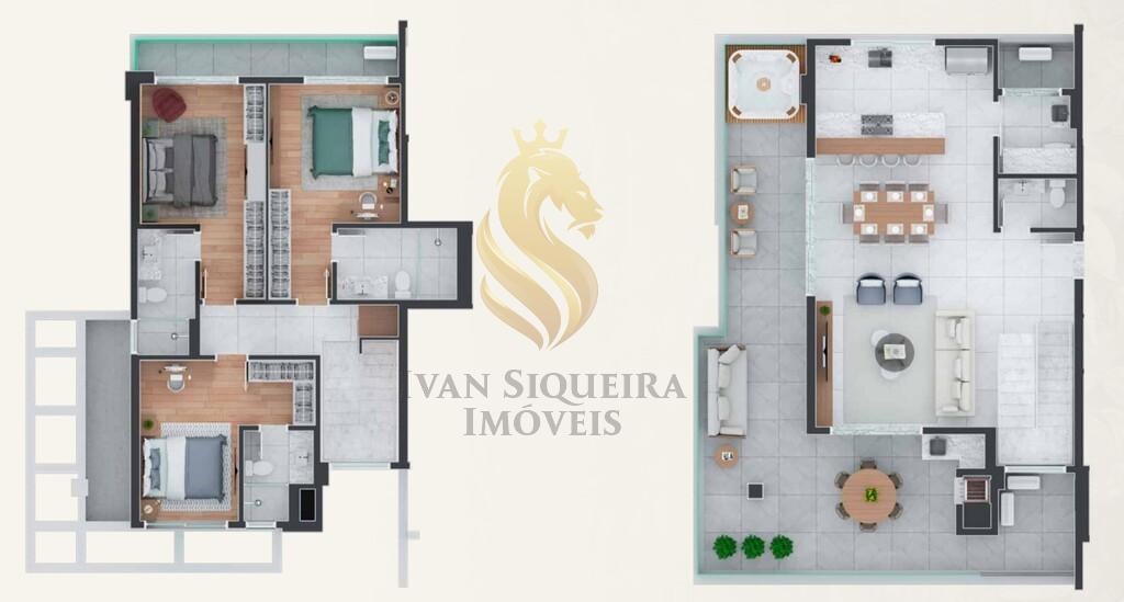 Planta 06 - 3 dorm 193m - cobertura duplex