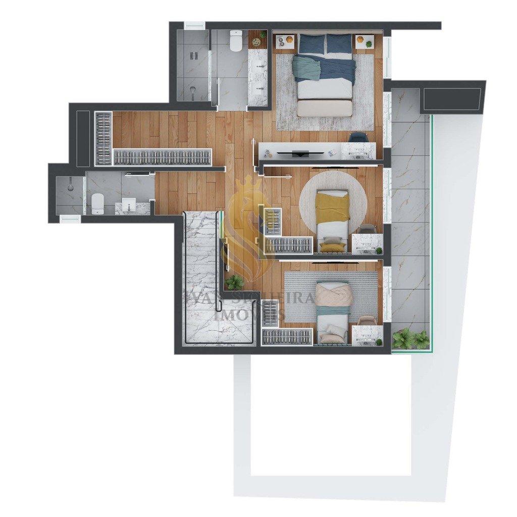 Planta 07 - 3 dorm 188m - cobertura duplex - superior