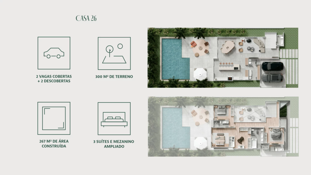 Planta 10 - 3 dorm 267m - duplex