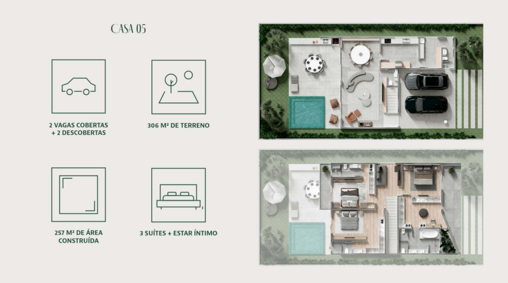 Planta 03 - 257m 3 dorm - duplex