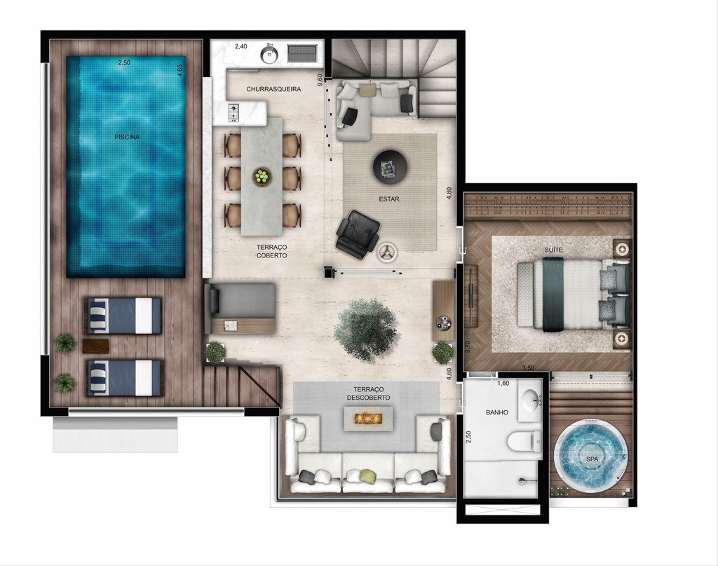 Planta 10 - 4 dorm 236m - duplex superior