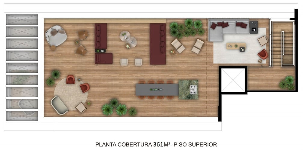 Planta 06 - 3 dorm 361m - triplex - superior