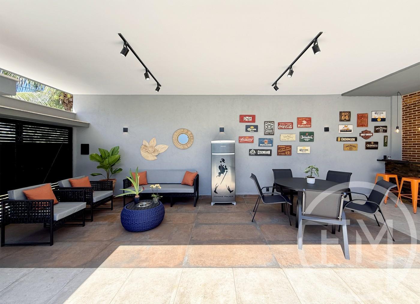 Lounge externo da casa  venda no condomnio Vivendas do Sol