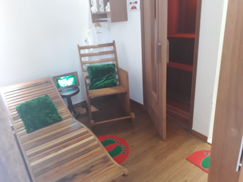 Sauna e descanso