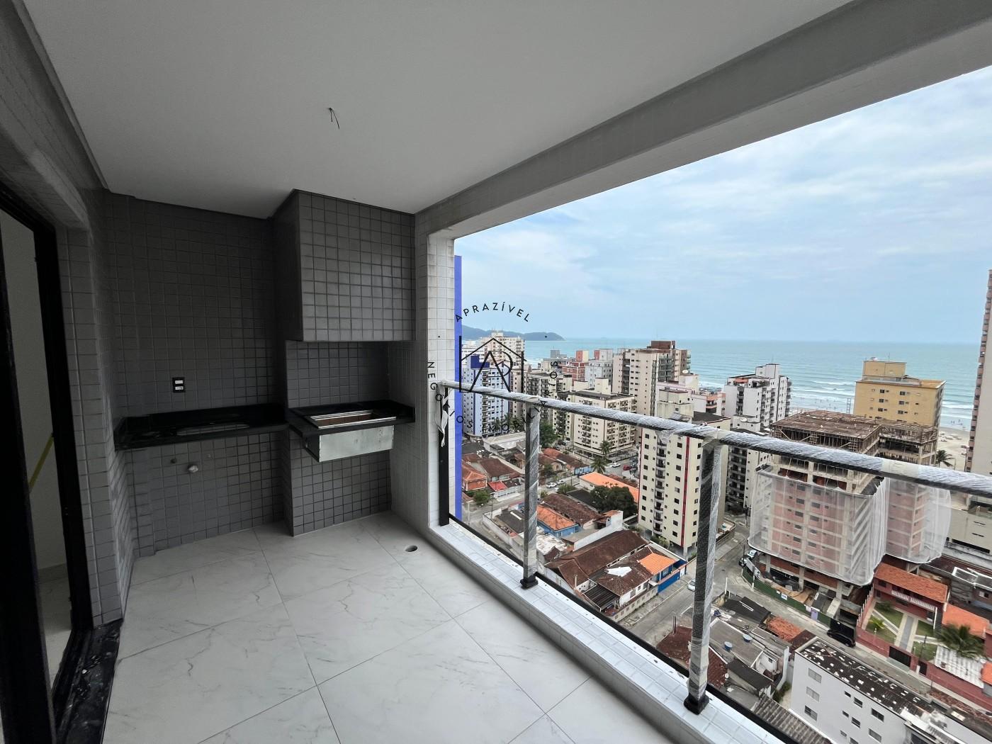 Apartamento para Venda, em Praia Grande, bairro Aviacao, 2 dormitórios, 3 banheiros, 2 suítes, 1 vaga