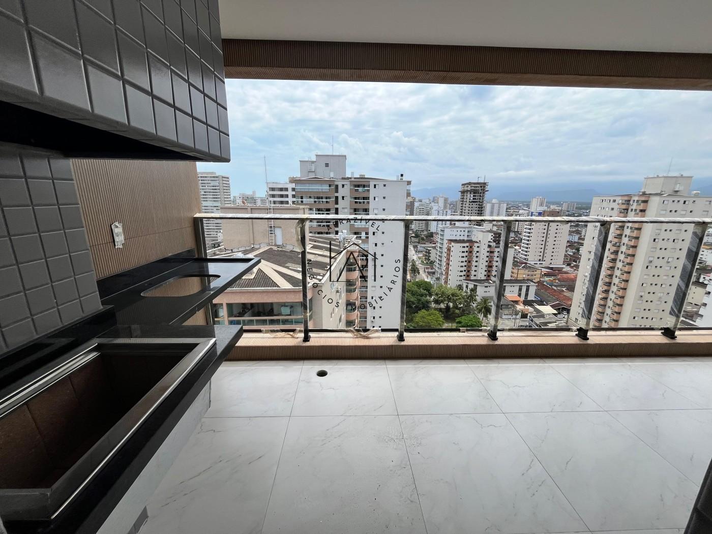 Apartamento para Venda, em Praia Grande, bairro Aviacao, 2 dormitórios, 3 banheiros, 2 suítes, 1 vaga