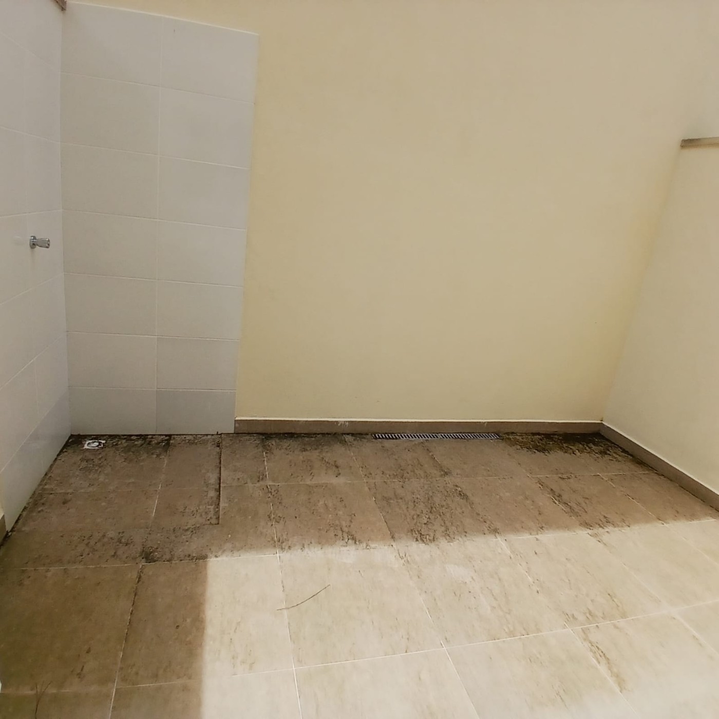 �rea de servi�o e chuveiro externo