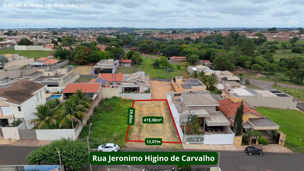 terreno a venda em jose bonifacio