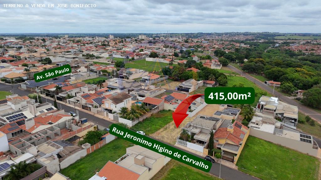 terreno a venda em jose bonifacio