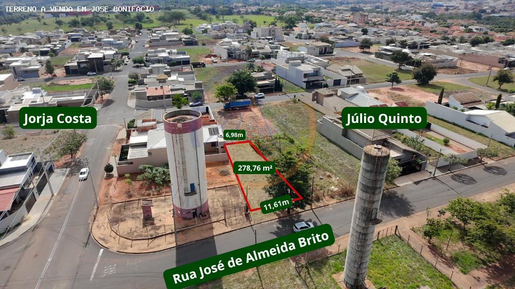 terreno a venda em jose bonifacio
