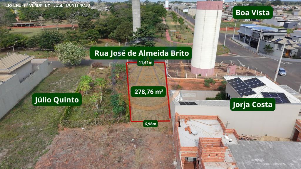 terreno a venda em jose bonifacio