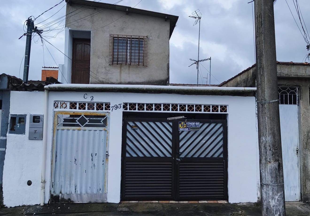Casa para Venda, em S�o Vicente, bairro Gleba II, 2 dormit�rios, 2 banheiros, 1 su�te, 1 vaga