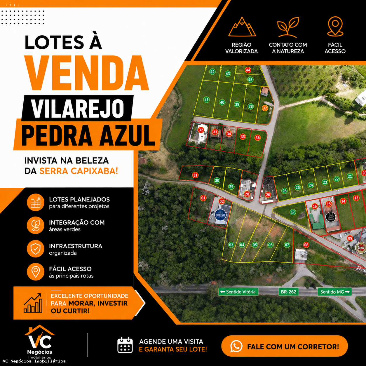 Lote para Venda - Domingos Martins, Pedra Azul