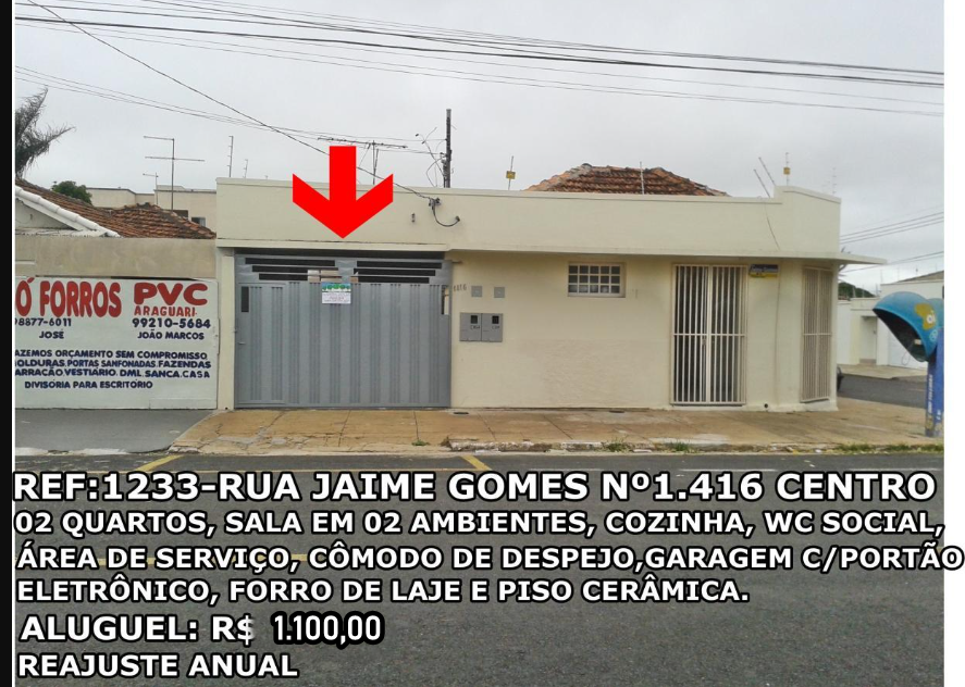 Casa para Loca��o, em Araguari, bairro CENTRO