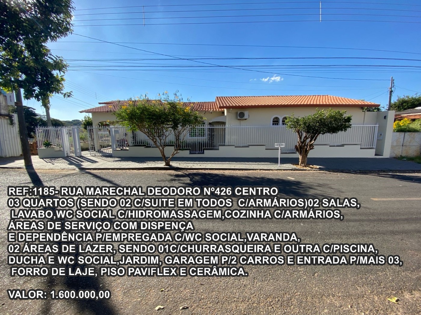 Casa para Venda, em Araguari, bairro CENTRO