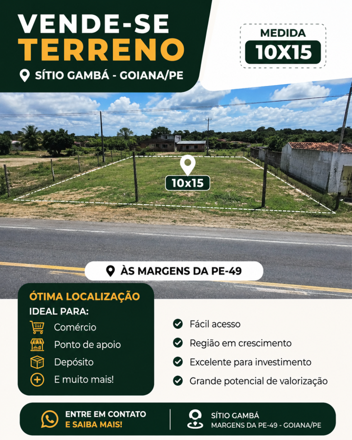 �rea para Venda, em , bairro 