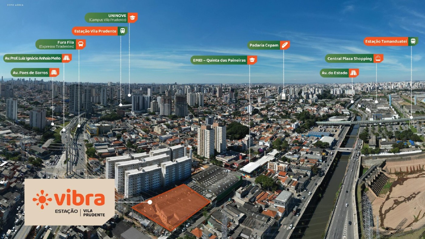 Localiza��o na Vila Prudente, pr�ximo ao metr� - Vibra Esta��o