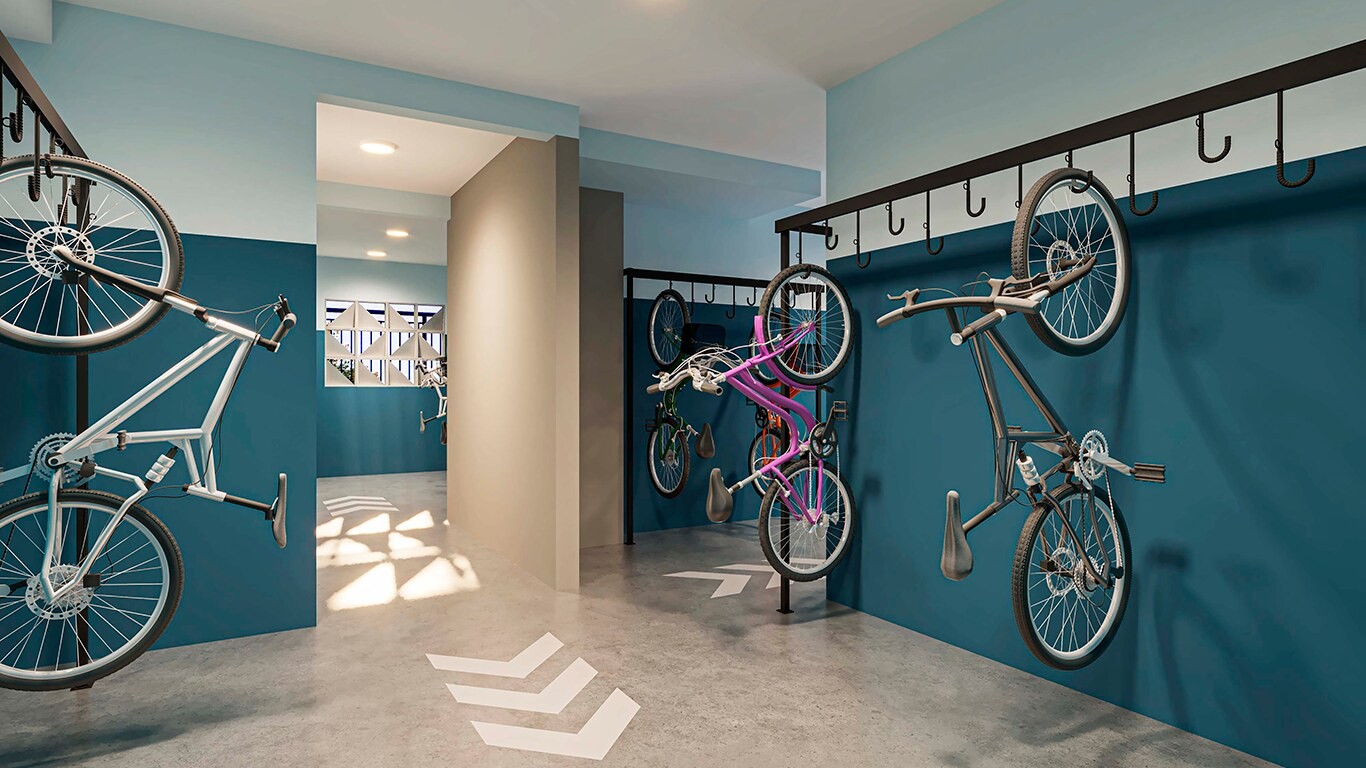 Biciclet�rio - Vibra Esta��o Vila Prudente