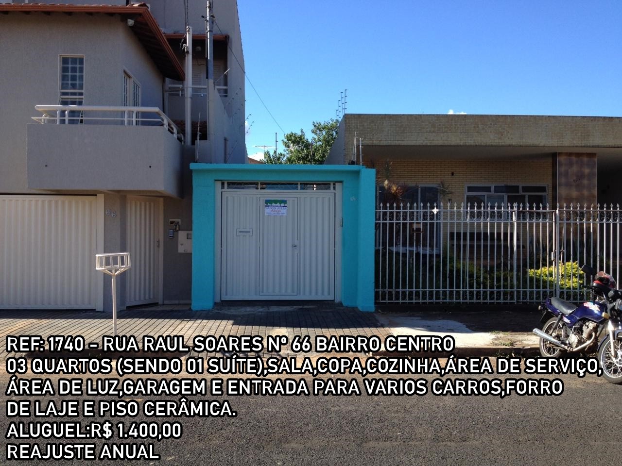 Casa para Loca��o, em Araguari, bairro CENTRO