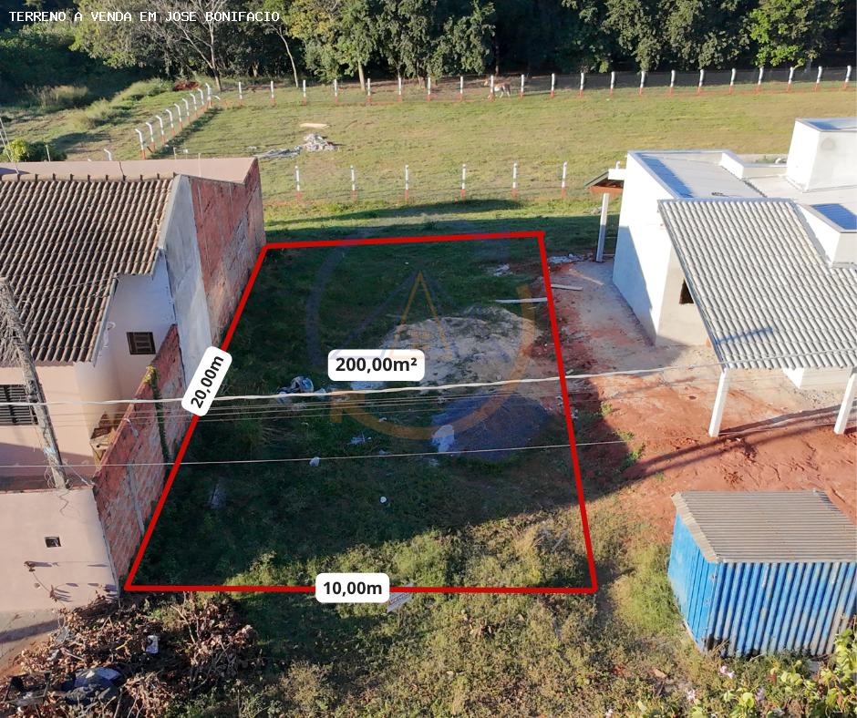 terreno a venda em jose bonifacio