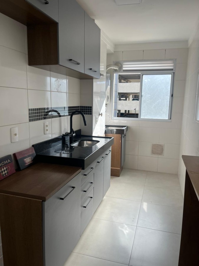 Cozinha planejada do apartamento