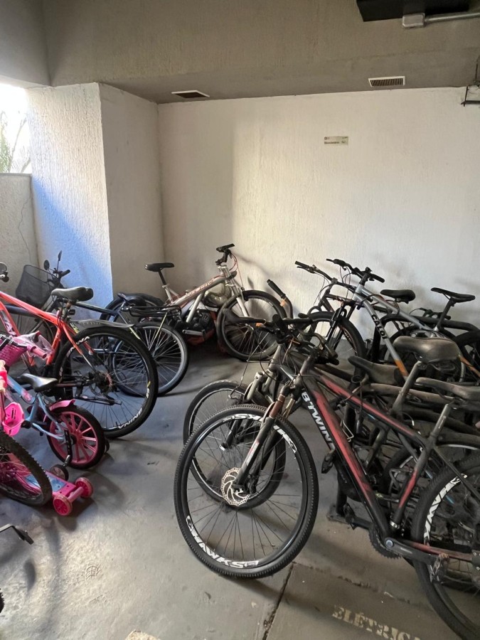 Bicicletário do condomínio