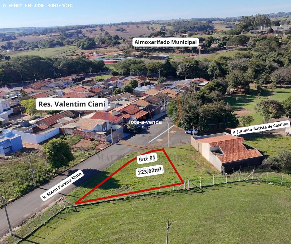 terreno a venda em jose bonifacio