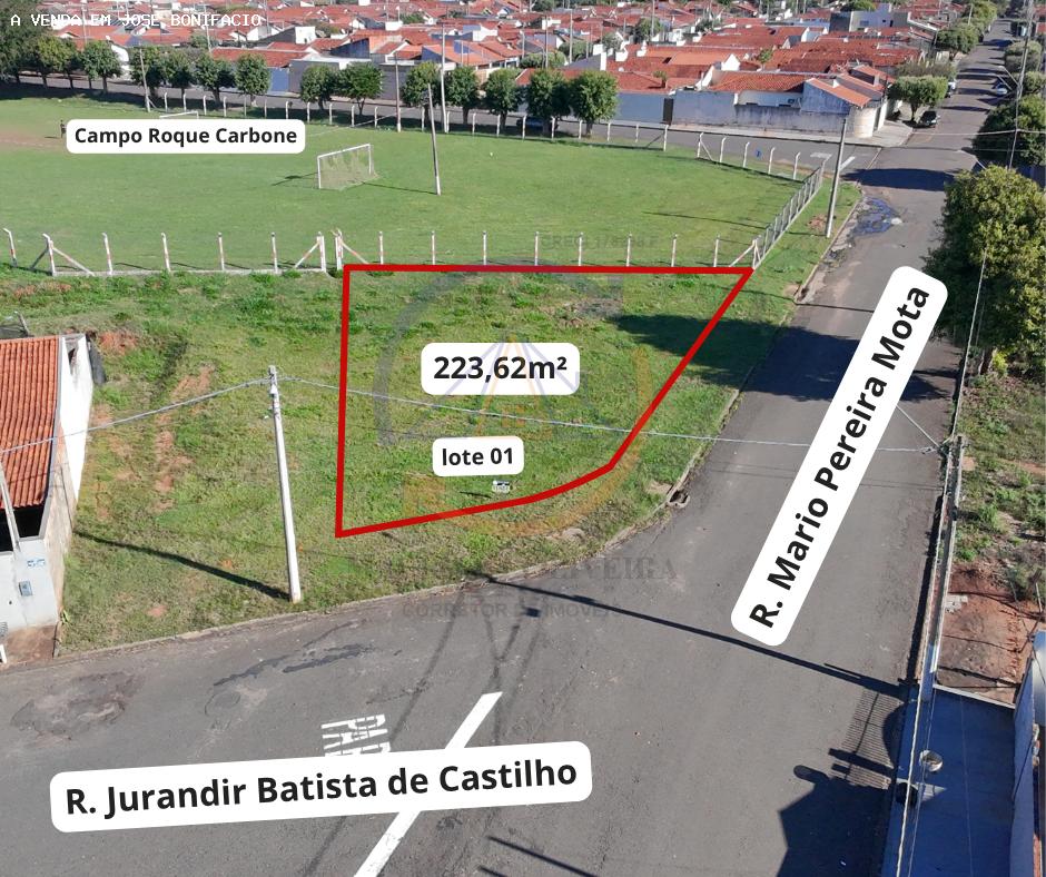 terreno a venda em jose bonifacio