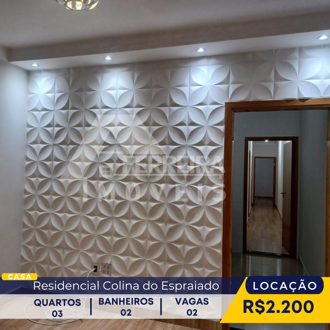 Casa para Loca��o, em Franca, bairro Residencial Colina Do Espraiado, 3 dormit�rios, 2 banheiros, 1 su�te, 2 vagas