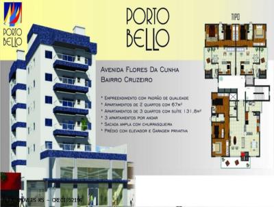 Apartamento para Venda, em Santa Rosa, bairro CRUZEIRO, 2 dormitórios, 1 banheiro, 1 vaga