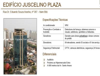 Conjunto Comercial para Locao, em So Paulo, bairro Itaim Bibi, 1 dormitrio, 6 banheiros, 16 vagas
