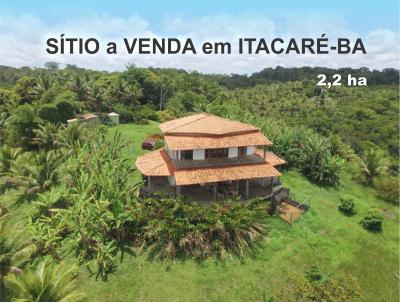 S�tio para Venda, em Itacar�, bairro 10 km de Itacar�, 4 dormit�rios, 4 banheiros, 2 su�tes