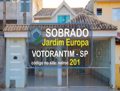 Sobrado para Venda, em Votorantim, bairro -, 4 dormitrios, 2 banheiros, 1 sute, 2 vagas