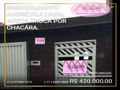 Permuta para Venda, em Santo Andr, bairro Vila Linda, 3 dormitrios, 2 banheiros, 1 sute, 1 vaga