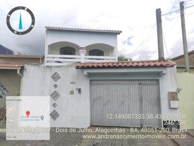Casa para Venda, em Alagoinhas, bairro Dois de Julho, 4 dormitrios, 2 banheiros, 1 sute, 3 vagas