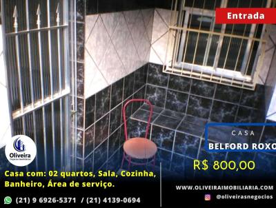 Casa para Locação, em Belford Roxo, bairro Vila Dagmar, 2 dormitórios, 1 banheiro