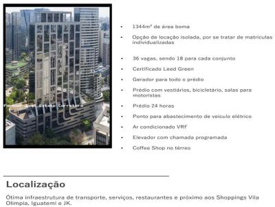 Laje Corporativa para Venda, em So Paulo, bairro Vila Olimpia, 1 dormitrio, 6 banheiros, 36 vagas
