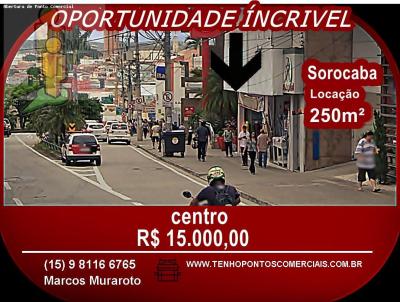 Ponto Comercial para Locao, em Sorocaba, bairro centro