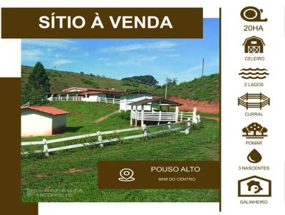 Stio para Venda, em Pouso Alto, bairro Ribeiro de Pouso Alto, 2 dormitrios, 1 banheiro, 1 sute, 2 vagas