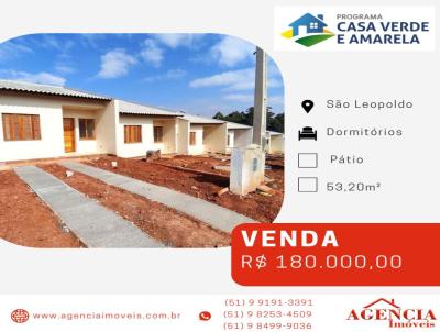 Casa Verde e Amarela para Venda, em , bairro Boa Vista, 2 dormitrios, 1 banheiro, 2 vagas